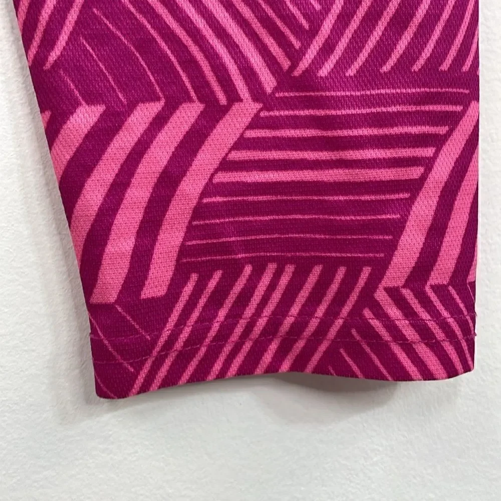Lands’ End Pull on Long Leggings Bright Pink size L